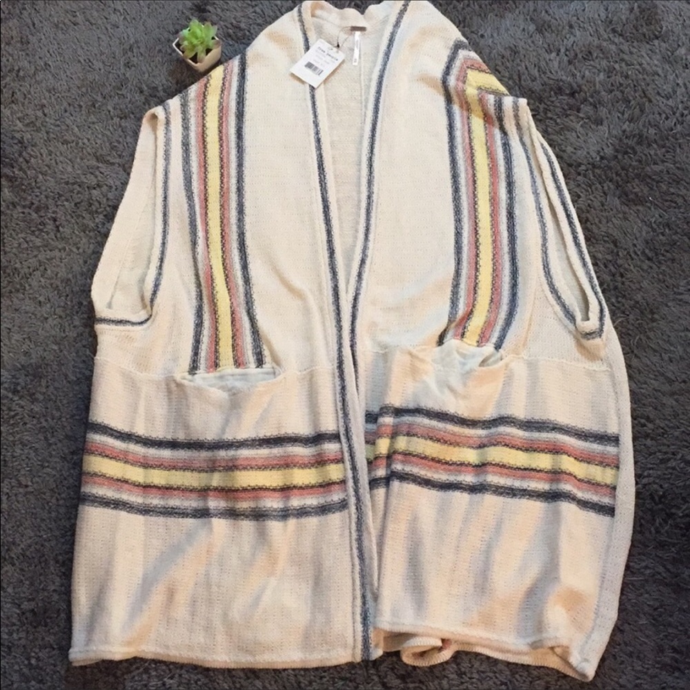 Free People knit cardigan